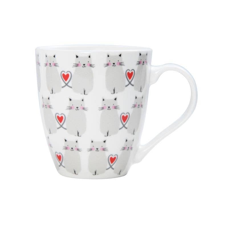 18OZ Mug Cats with Hearts