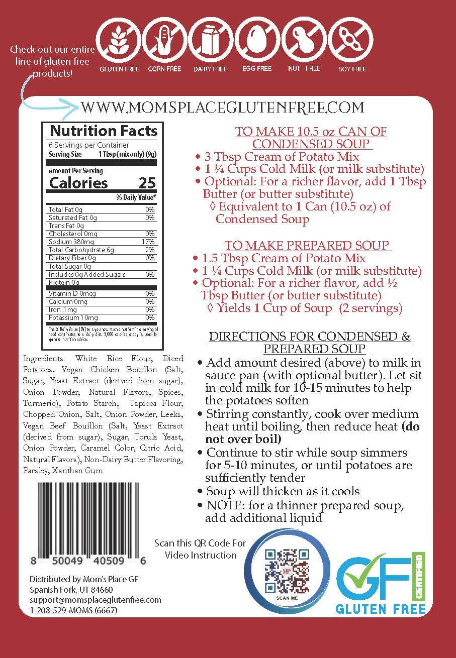 Gluten-Free Cream of Potato Soup Mix