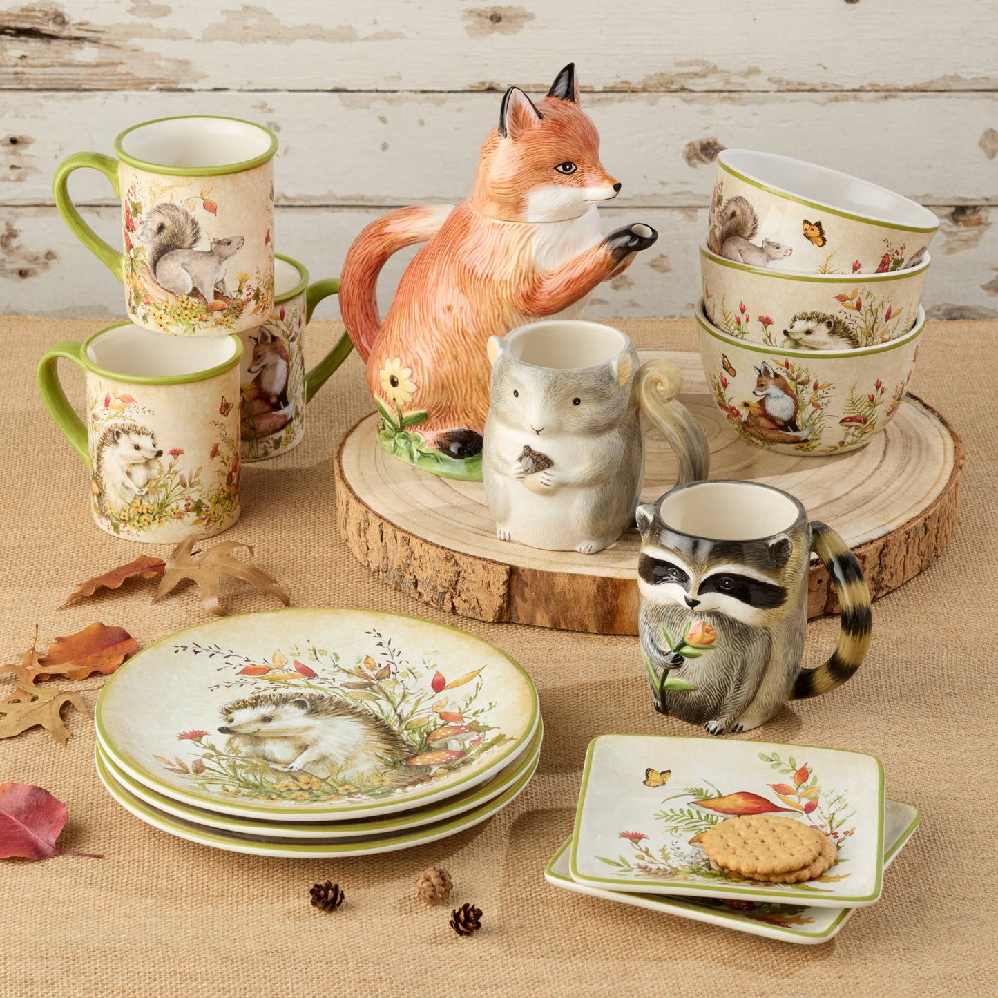 Woodland Critters Fall Mug 18 oz.