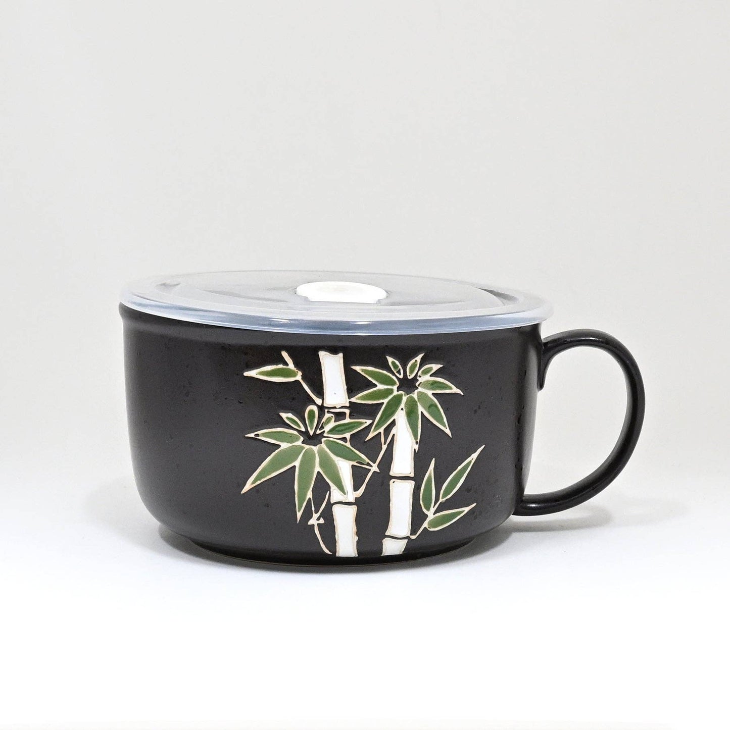 Bamboo Design 33oz Microwavable Bowl with Lid with Handle (4/16)
