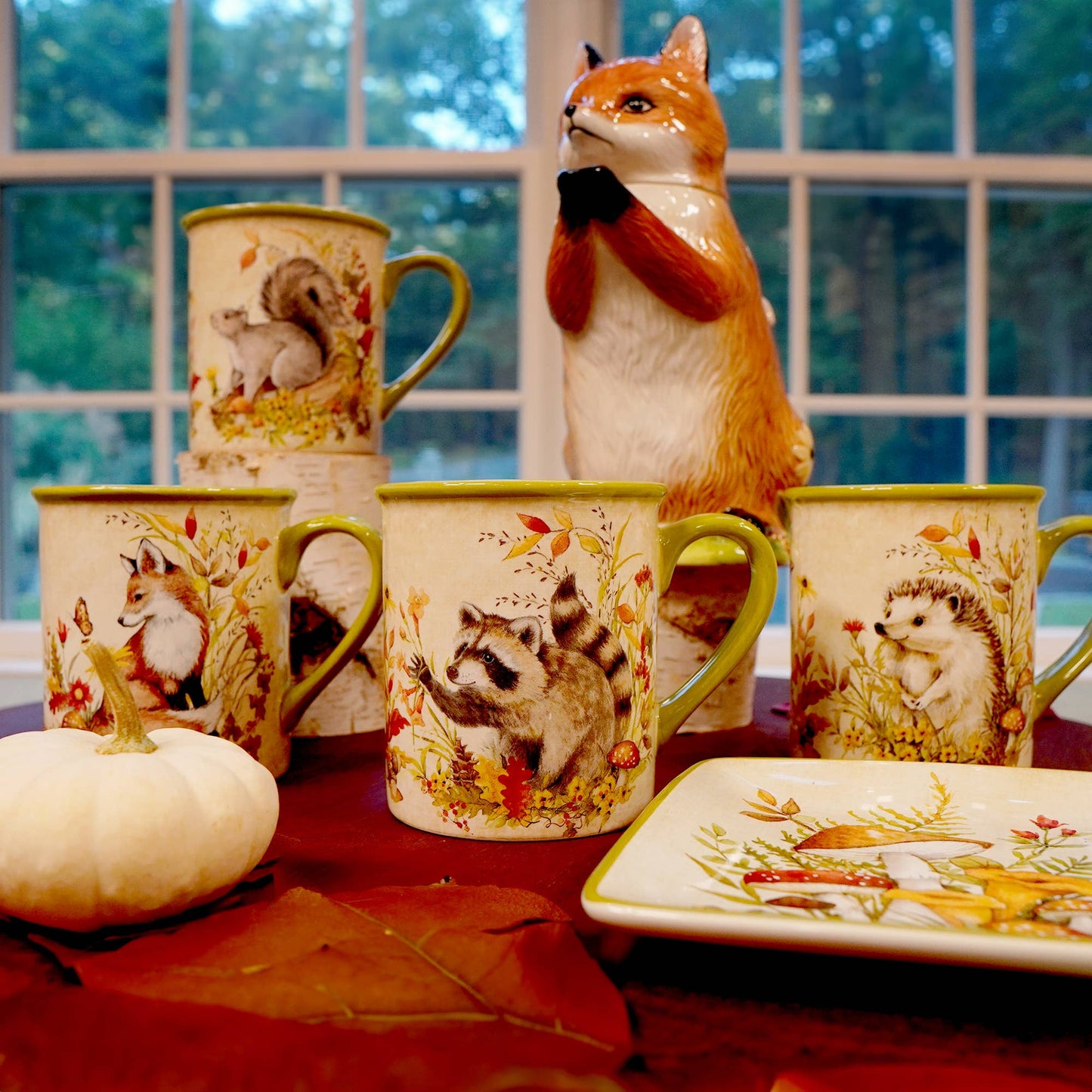 Woodland Critters Fall Mug 18 oz.