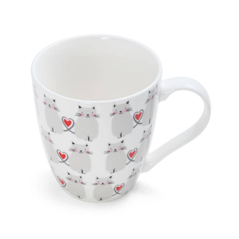 18OZ Mug Cats with Hearts