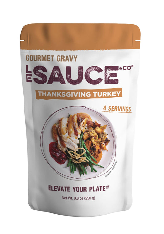 Le Sauce & Co. 4-Serving Thanksgiving Turkey Gourmet Gravy