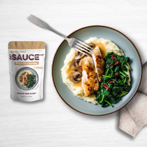 Le Sauce & Co. 4 Serving Roasted Chicken Gourmet Gravy