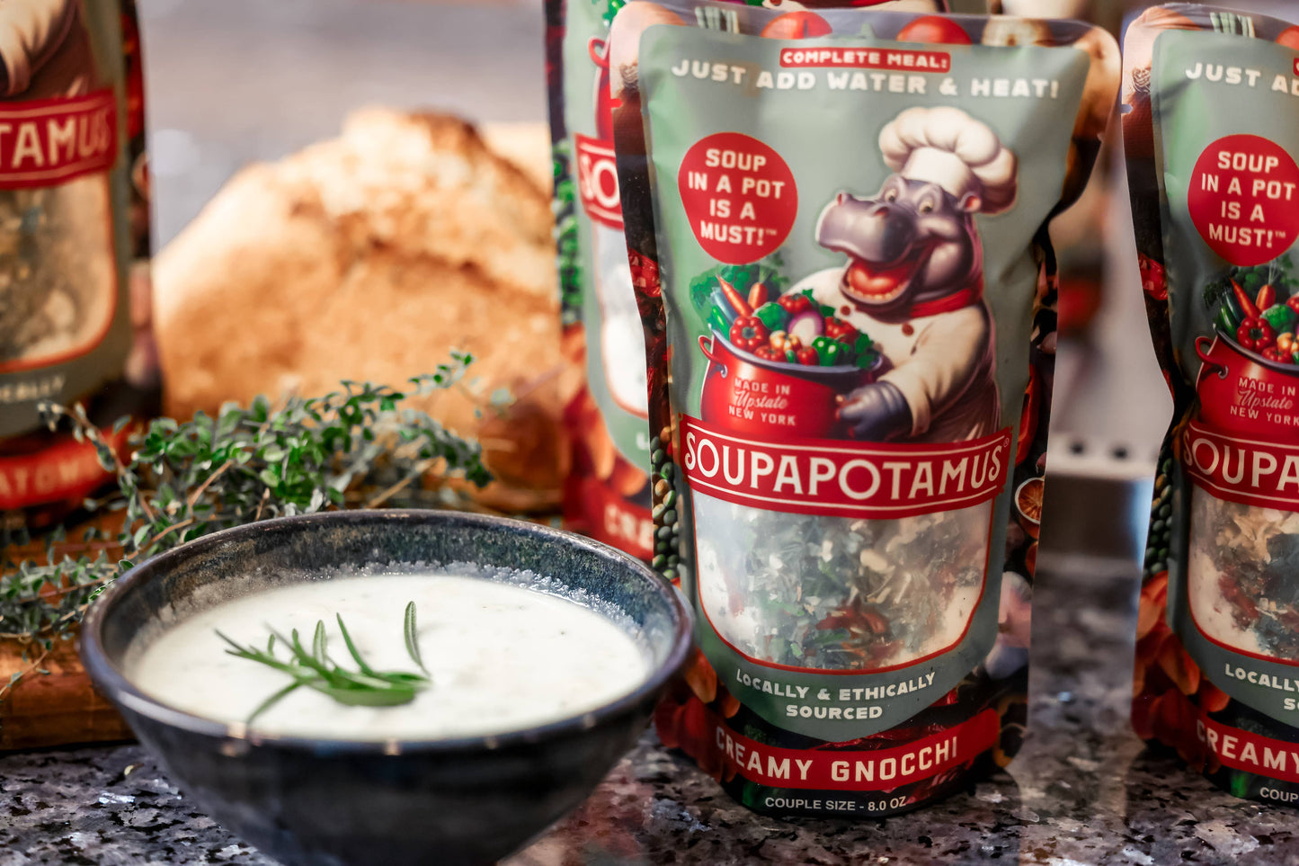 SoupaPOTamus Creamy Gnocchi Shelf-Stable Dry Soup