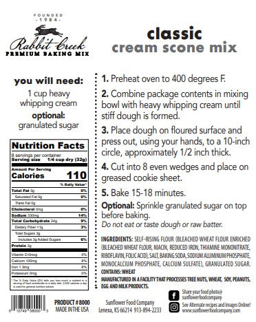 Classic Cream Scone Mix