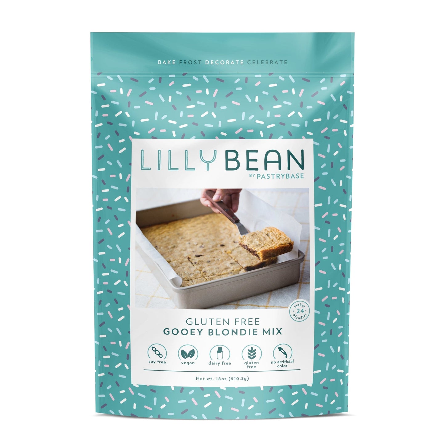 Lilly Bean Gooey Blondie Gluten Free Mix