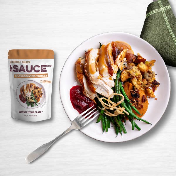 Le Sauce & Co. 4-Serving Thanksgiving Turkey Gourmet Gravy