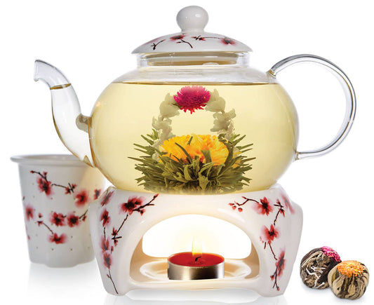 Teabloom Petite Cherry Blossom Flowering Tea Gift Set