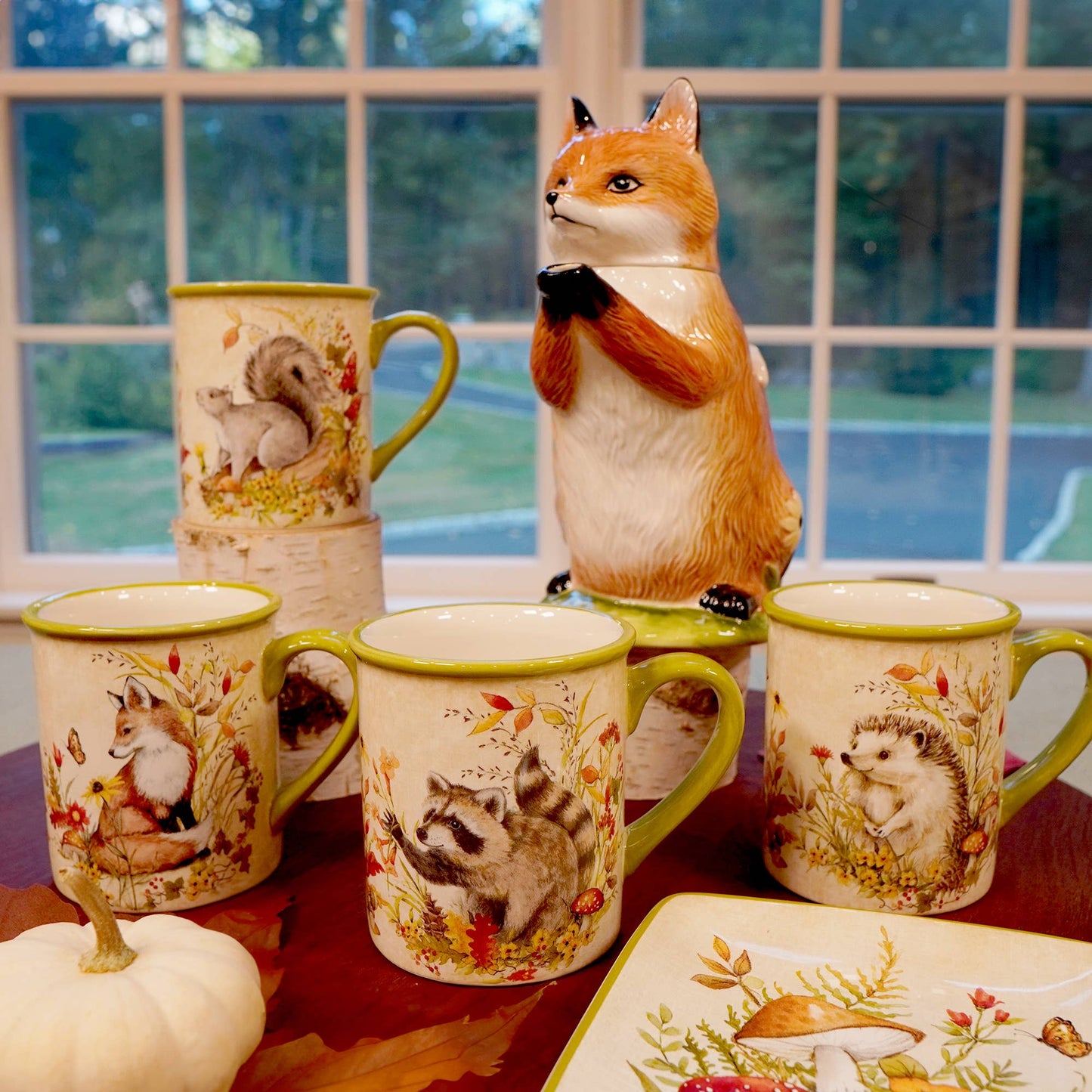Woodland Critters Fall Mug 18 oz.