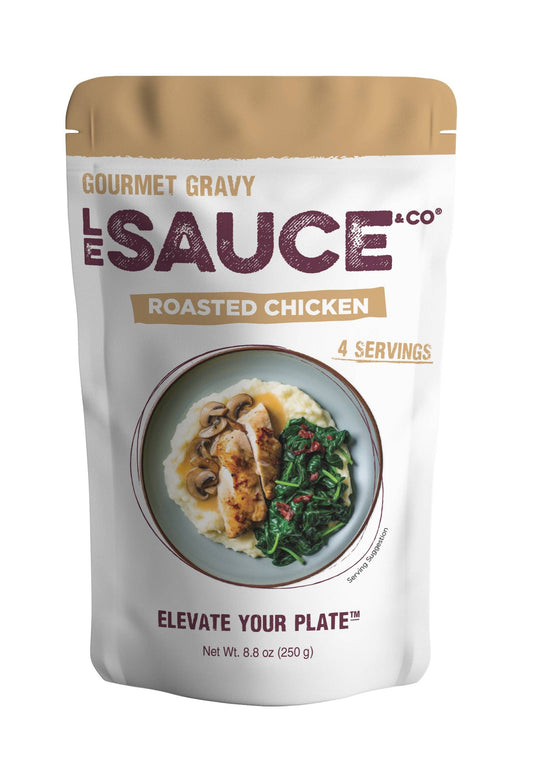Le Sauce & Co. 4 Serving Roasted Chicken Gourmet Gravy