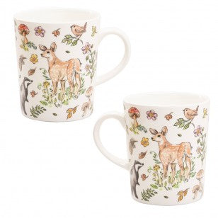 Forest Animals White Mug