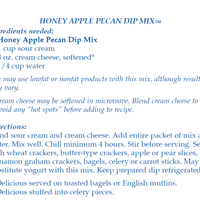 Honey Apple Pecan Dip Mix