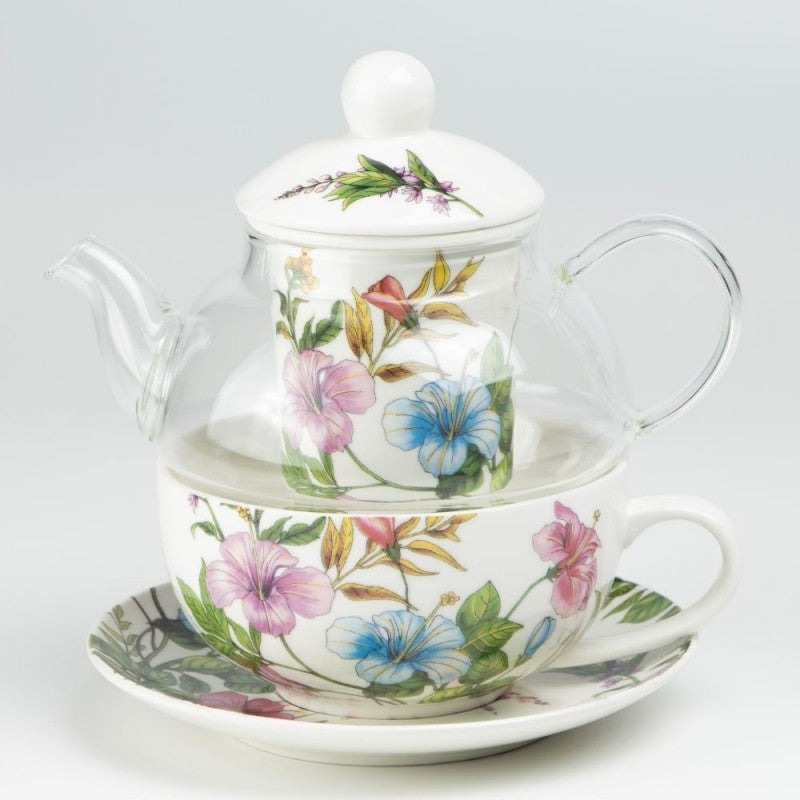 Morning Glory Glass Tea For One