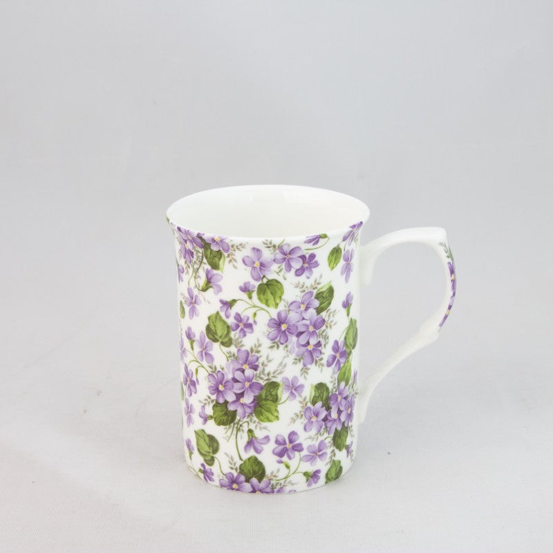 Violet Meadow Bone China Mug