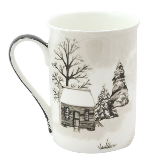 Wonderland B/W Car Mug