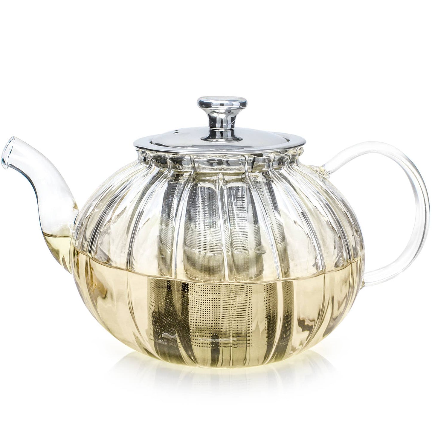 Teabloom Vienna Glass Teapot With Removable Infuser: 37 OZ