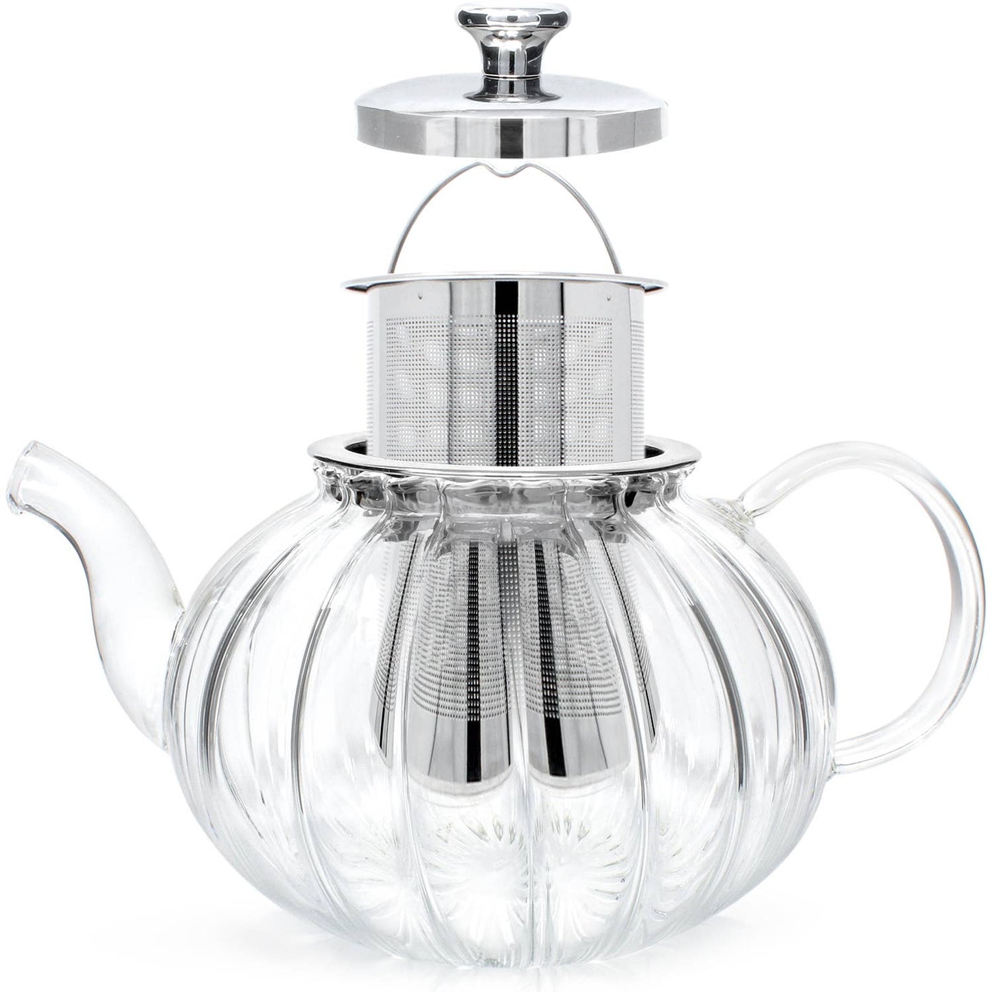 Teabloom Vienna Glass Teapot With Removable Infuser: 37 OZ