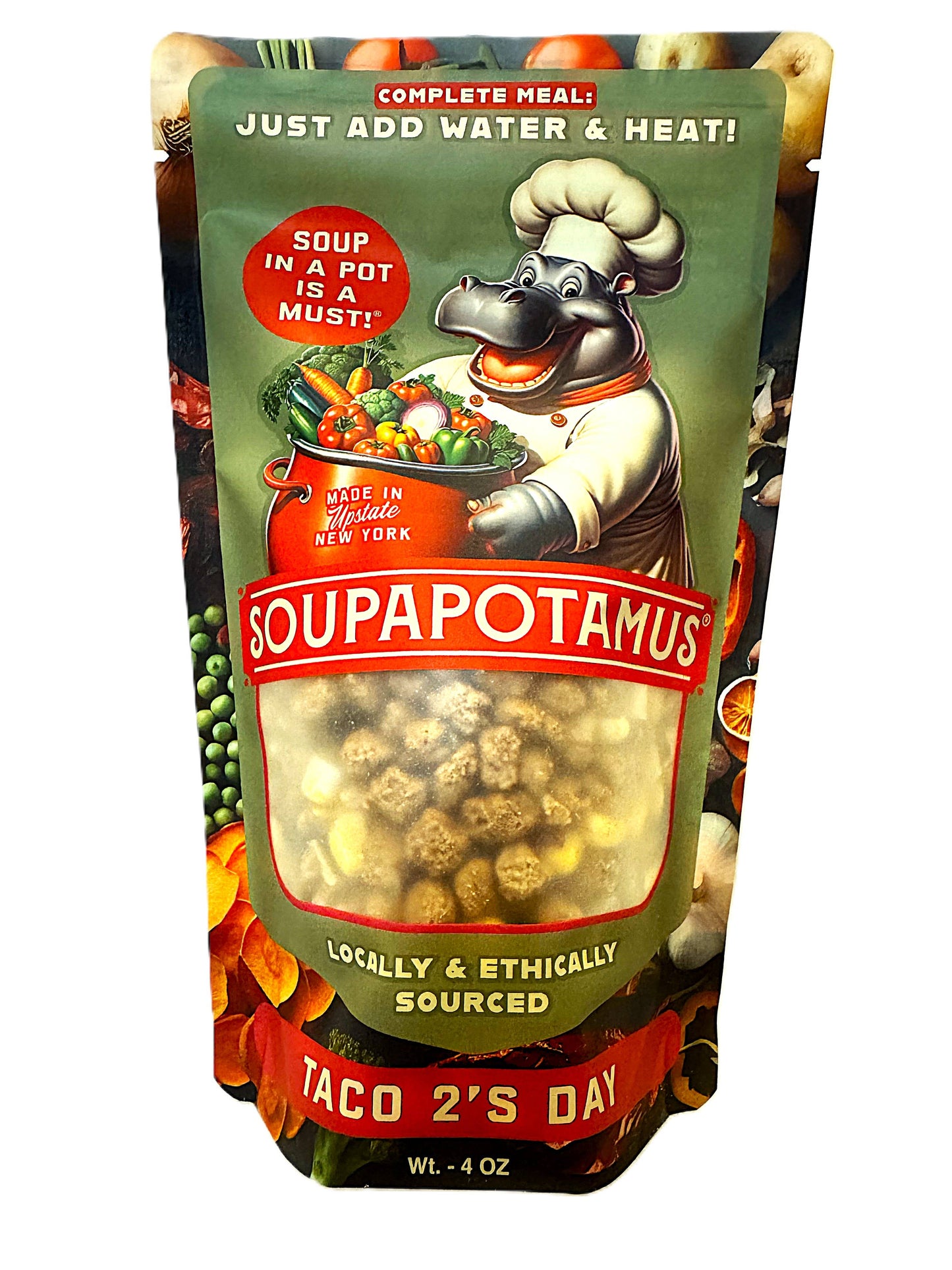 SoupaPOTamus Taco 2's Day Shelf-Stable Dry Soup