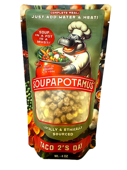 SoupaPOTamus Taco 2's Day Shelf-Stable Dry Soup