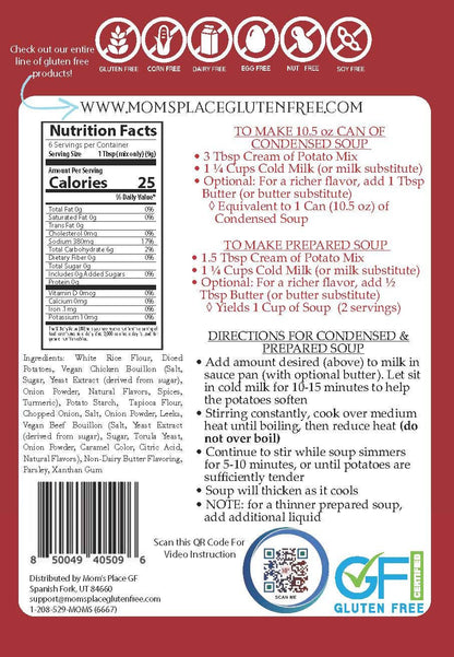 Gluten-Free Cream of Potato Soup Mix