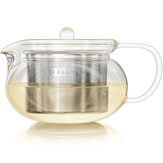 Teabloom Kyoto Glass Teapot with Removable Insfuser: 24 OZ