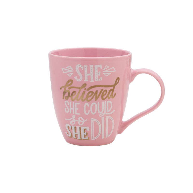 18Oz Mug She Believed She Could, So She Did