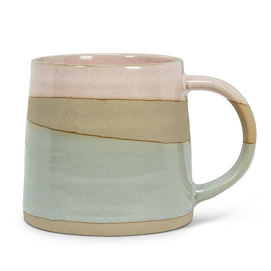 Pnk/Blu Rustic Style Mug-(14oz)