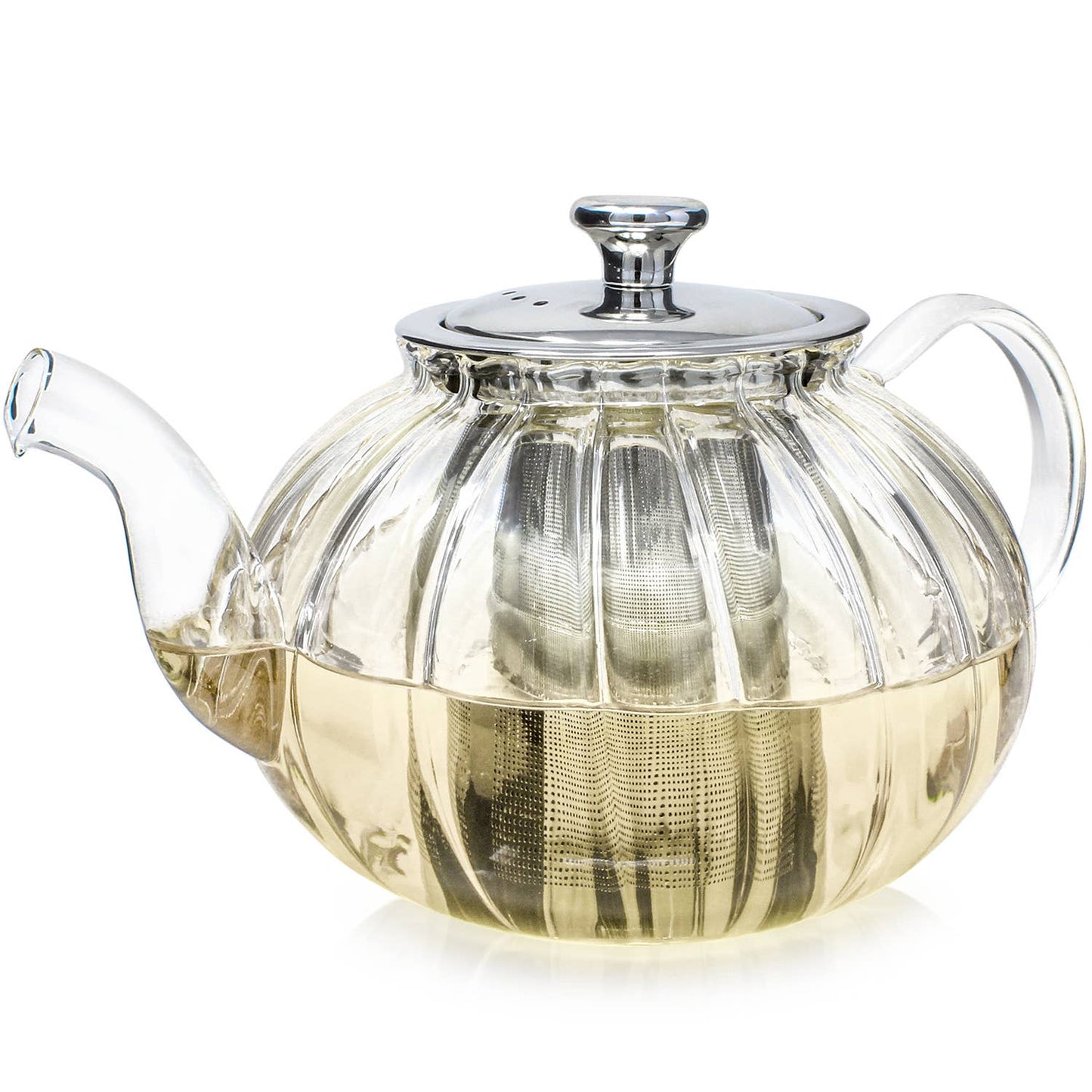 Teabloom Vienna Glass Teapot With Removable Infuser: 37 OZ