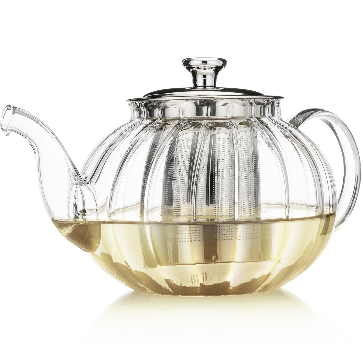 Teabloom Vienna Glass Teapot With Removable Infuser: 37 OZ