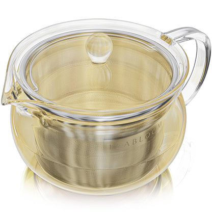 Teabloom Kyoto Glass Teapot with Removable Insfuser: 24 OZ