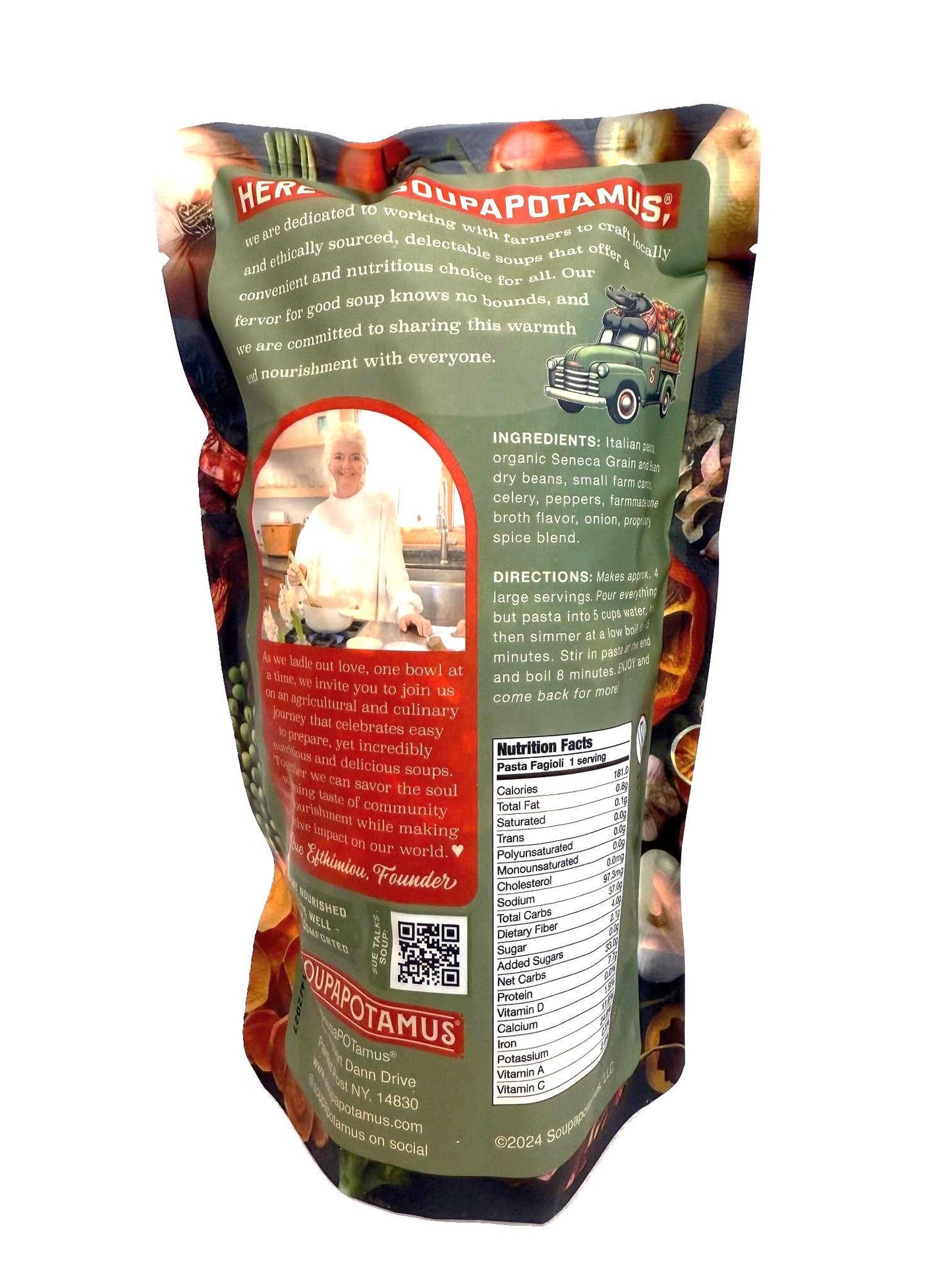 SoupaPOTamus Pasta Fagioli Shelf-Stable Dry Soup