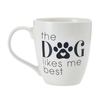 18Oz Mug Dog Likes Me Best