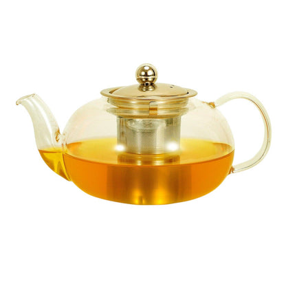 27oz 5.5"H Glass Tea Pot
