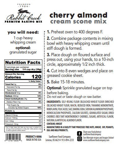 Cherry Almond Cream Scone MIx