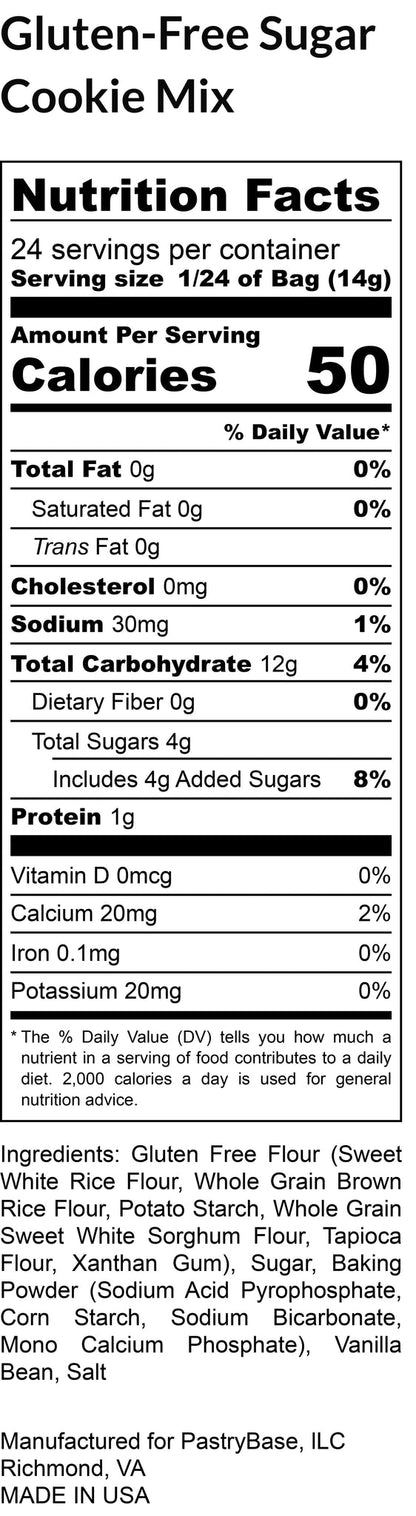 LillyBean Gluten Free Sugar Cookie Mix