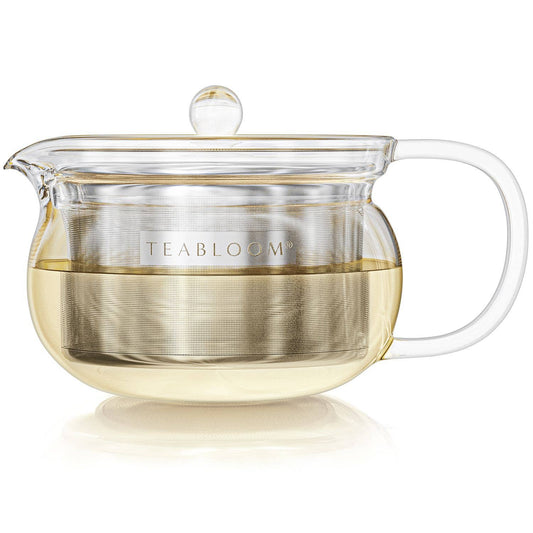 Teabloom Kyoto Glass Teapot with Removable Insfuser: 24 OZ