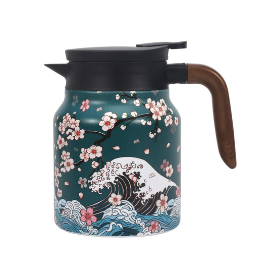 32oz Thermal Tea Kettle with Infuser Sakura Wave