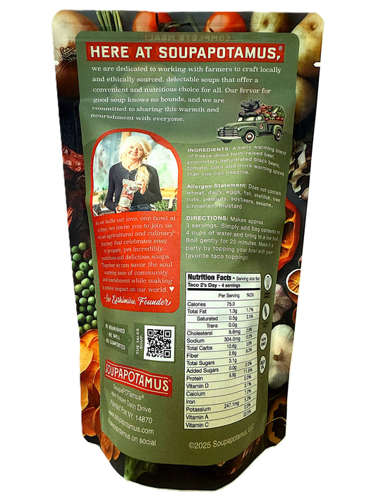 SoupaPOTamus Taco 2's Day Shelf-Stable Dry Soup