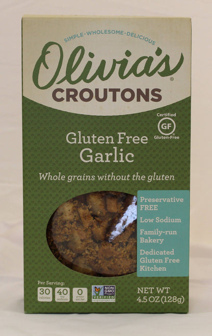 Olivia's Gluten Free Garlic Croutons