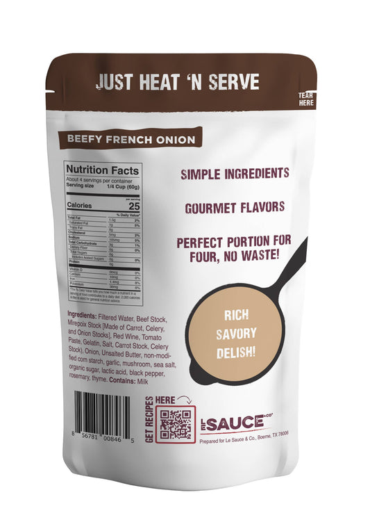 Le Sauce & Co. 4 serving Beefy French Gourmet Gravy
