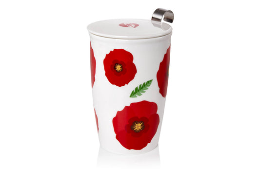 Infuser Mug Poppies