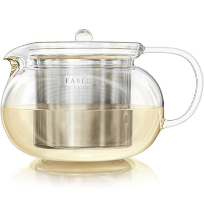 Teabloom Kyoto Glass Teapot with Removable Insfuser: 24 OZ