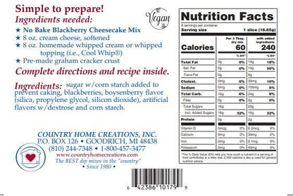 No-Bake Blackberry Cheesecake Mix
