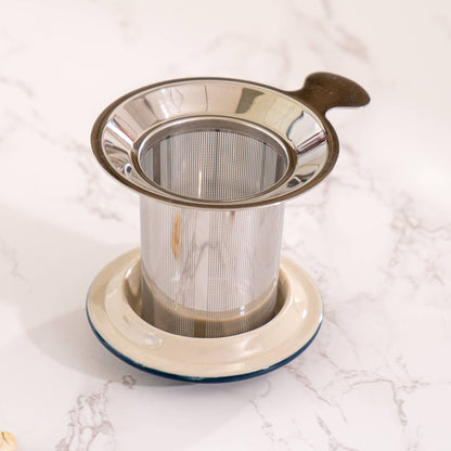 Moon Rabbit Design 15oz Tea Mugs with Lid and Infuser