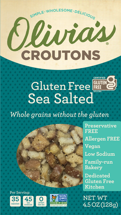 Olivia's Gluten Free Sea Salt Croutons