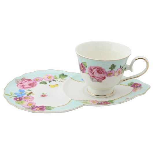 Spray Rose Blue  Snack Set